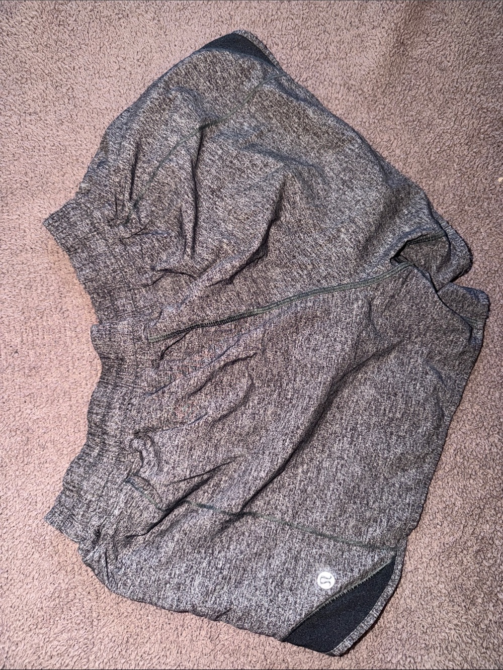 lululemon athletica Gray Heather Athletic Shorts